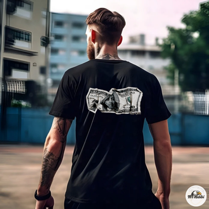 Crumpled Benjamin Represent T-Shirt