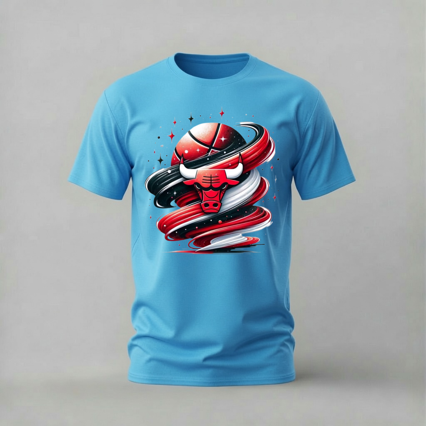 CHICAGO BULLS Swirl Graphic T-Shirt