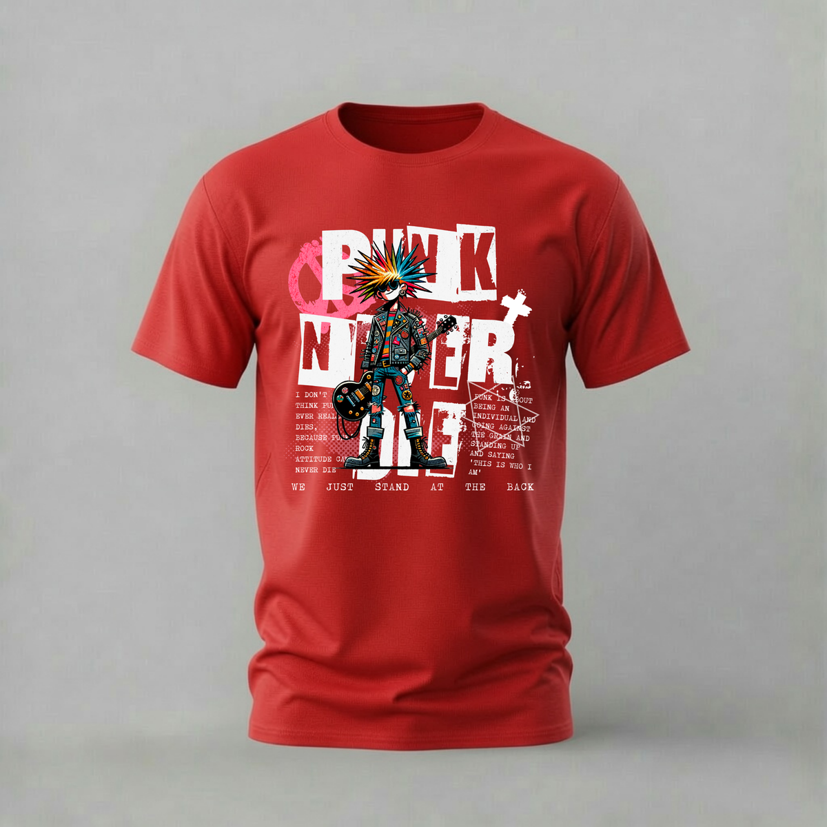 PUNK NEVER DIE Graphic T-Shirt