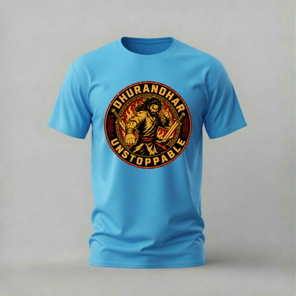 DHURANDHAR Unstoppable Graphic T-Shirt