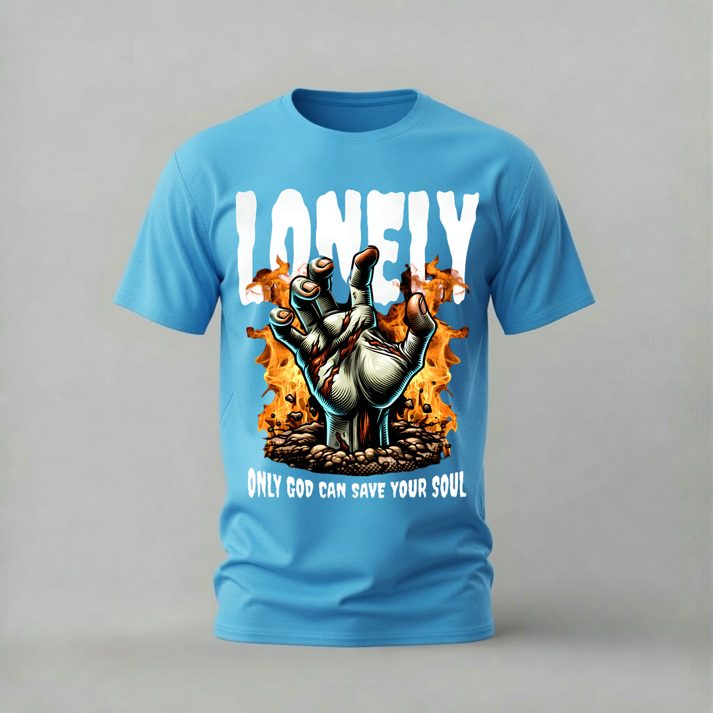 LONELY Zombie Hand Graphic T-Shirt