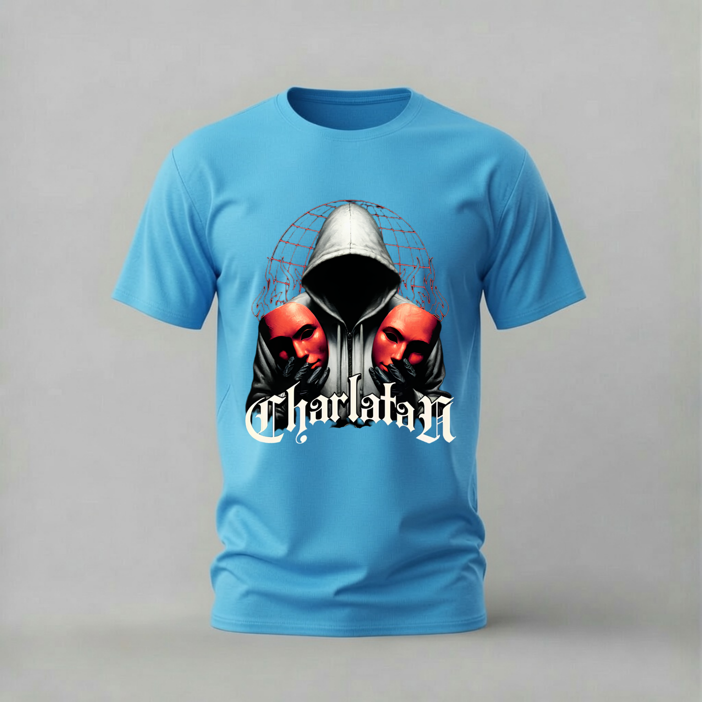 CHARLATAN Masks Graphic T-Shirt