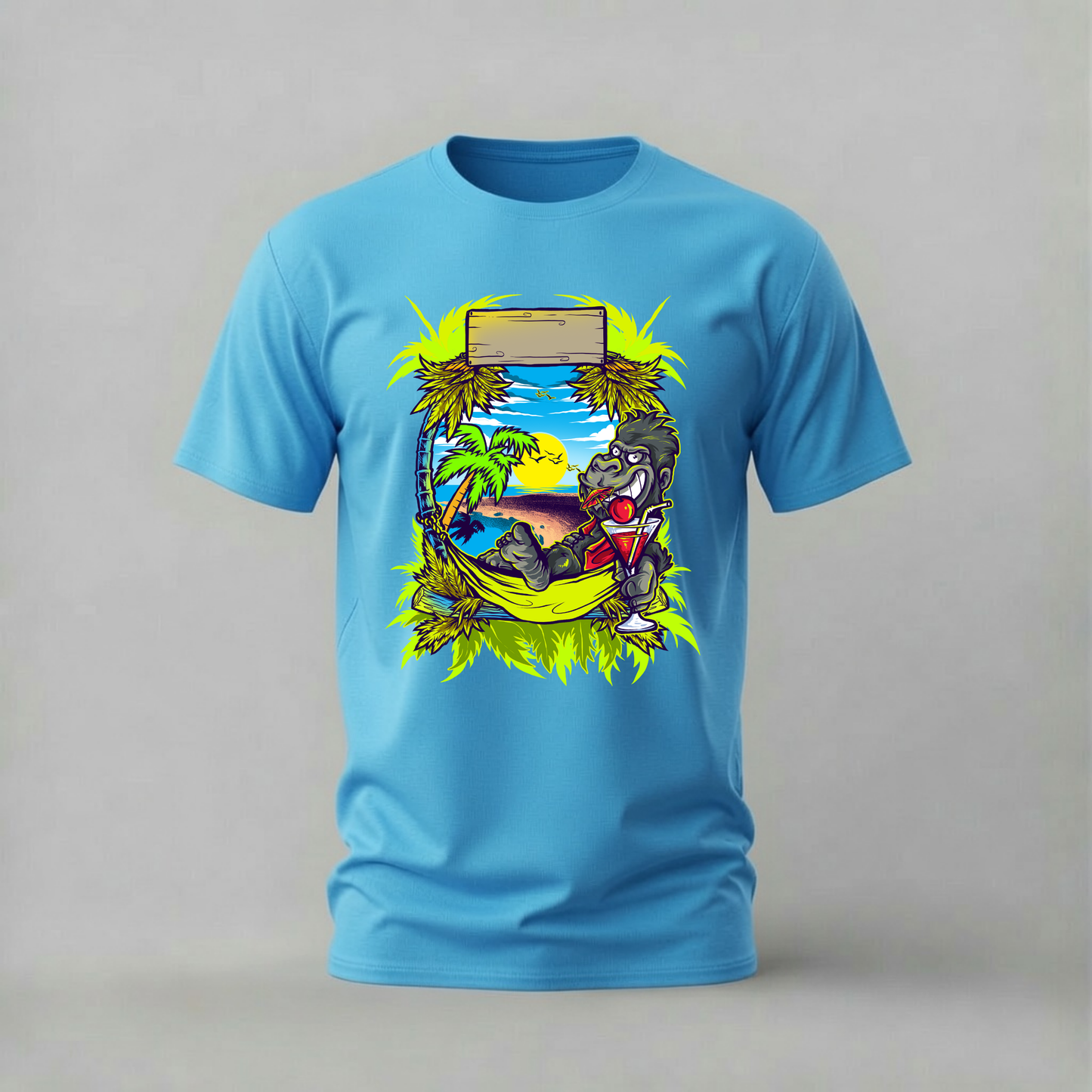 TROPICAL GORILLA Graphic T-Shirt