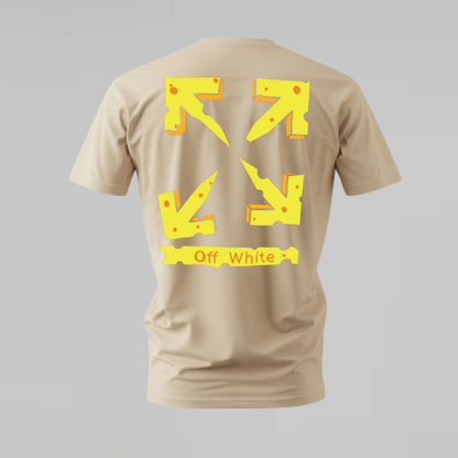 OFF-WHITE Cheese Arrows Graphic T-Shirt