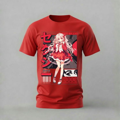 GET SILLY ANIME GIRL Graphic T-Shirt