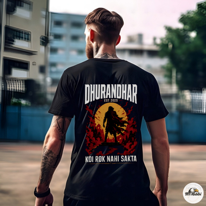 Dhurandhar Koi Rok Nahi Sakta Warrior T-Shirt