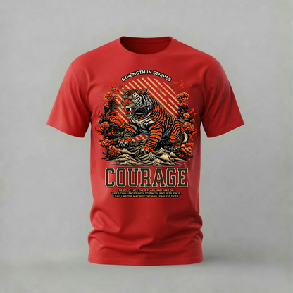 STRENGTH IN STRIPES TIGER Graphic T-Shirt