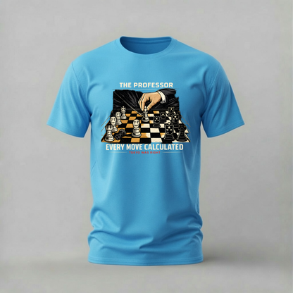 MONEY HEIST Professor Chess Graphic T-Shirt