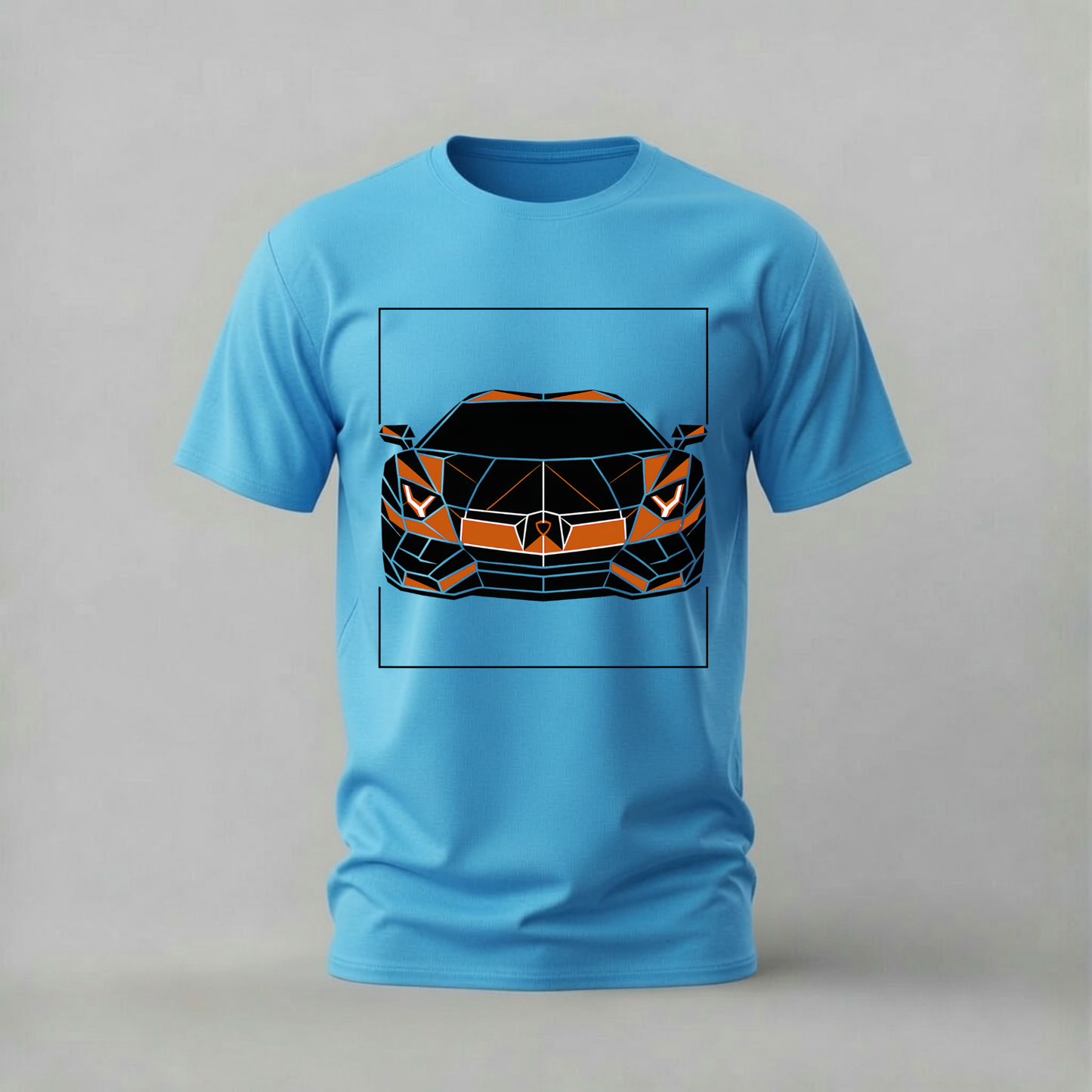 LAMBORGHINI Low Poly Graphic T-Shirt