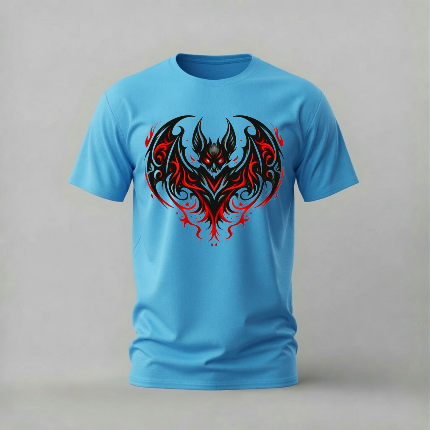 DARK DEMON Bat Graphic T-Shirt