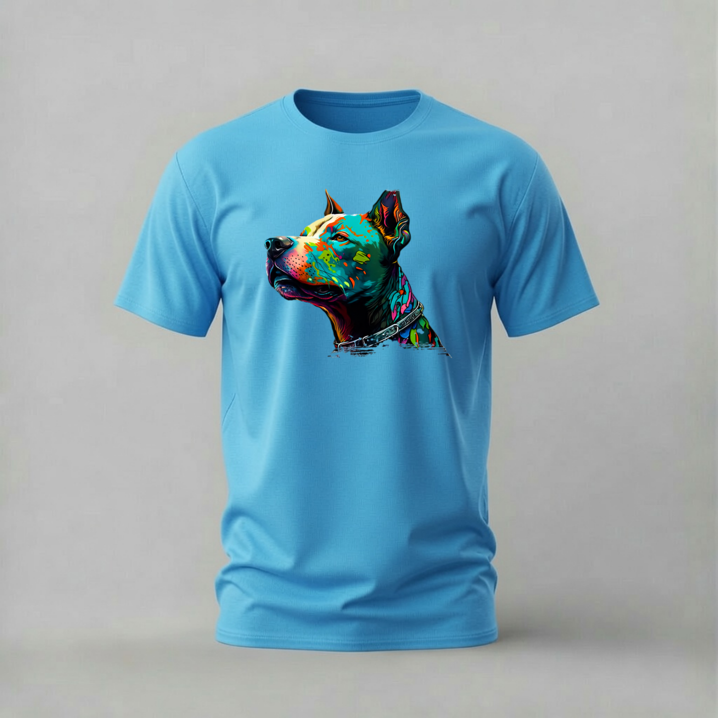 COLORFUL PAINTED DOG Graphic T-Shirt