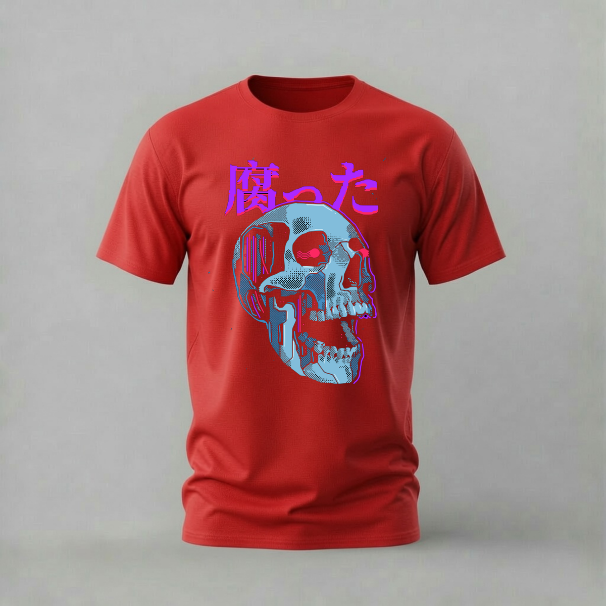 ROTTEN SKULL Graphic T-Shirt