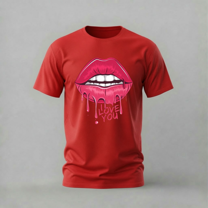 I LOVE YOU LIPS Graphic T-Shirt