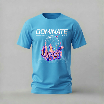 DOMINATE Logical Structure Graphic T-Shirt