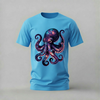 GALAXY OCTOPUS Graphic T-Shirt