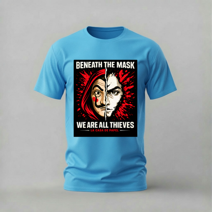 MONEY HEIST Beneath The Mask Graphic T-Shirt