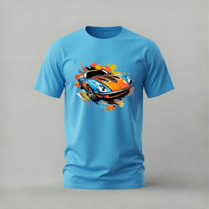 COLORFUL SPORTS CAR Graphic T-Shirt