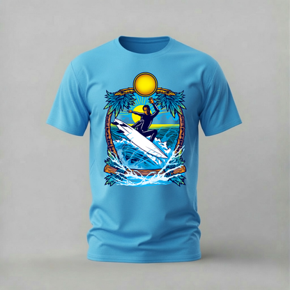 TROPICAL SURFER Graphic T-Shirt