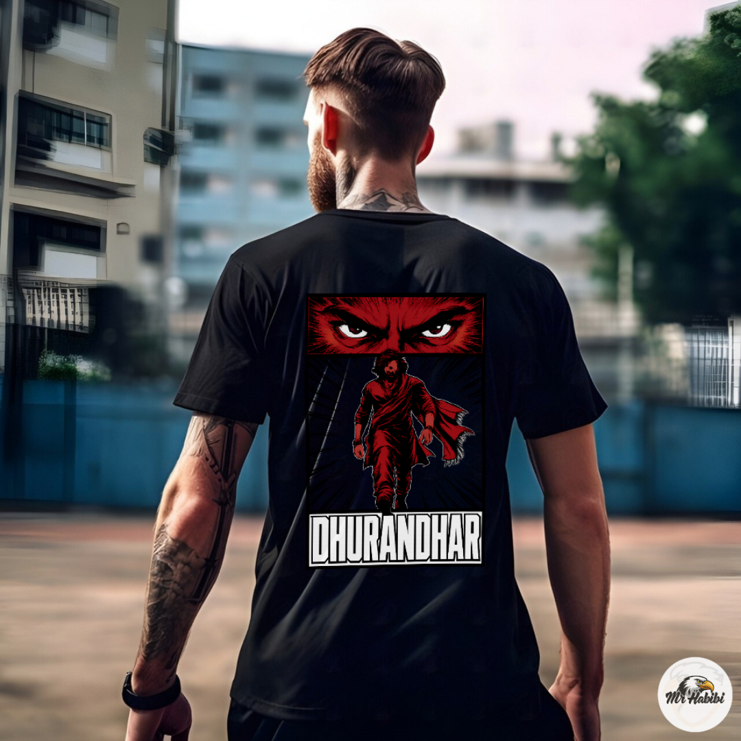 Dhurandhar Rage Manga Warrior T-Shirt