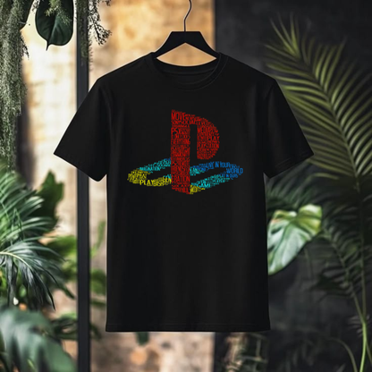PLAYSTATION Word Art Logo Graphic T-Shirt