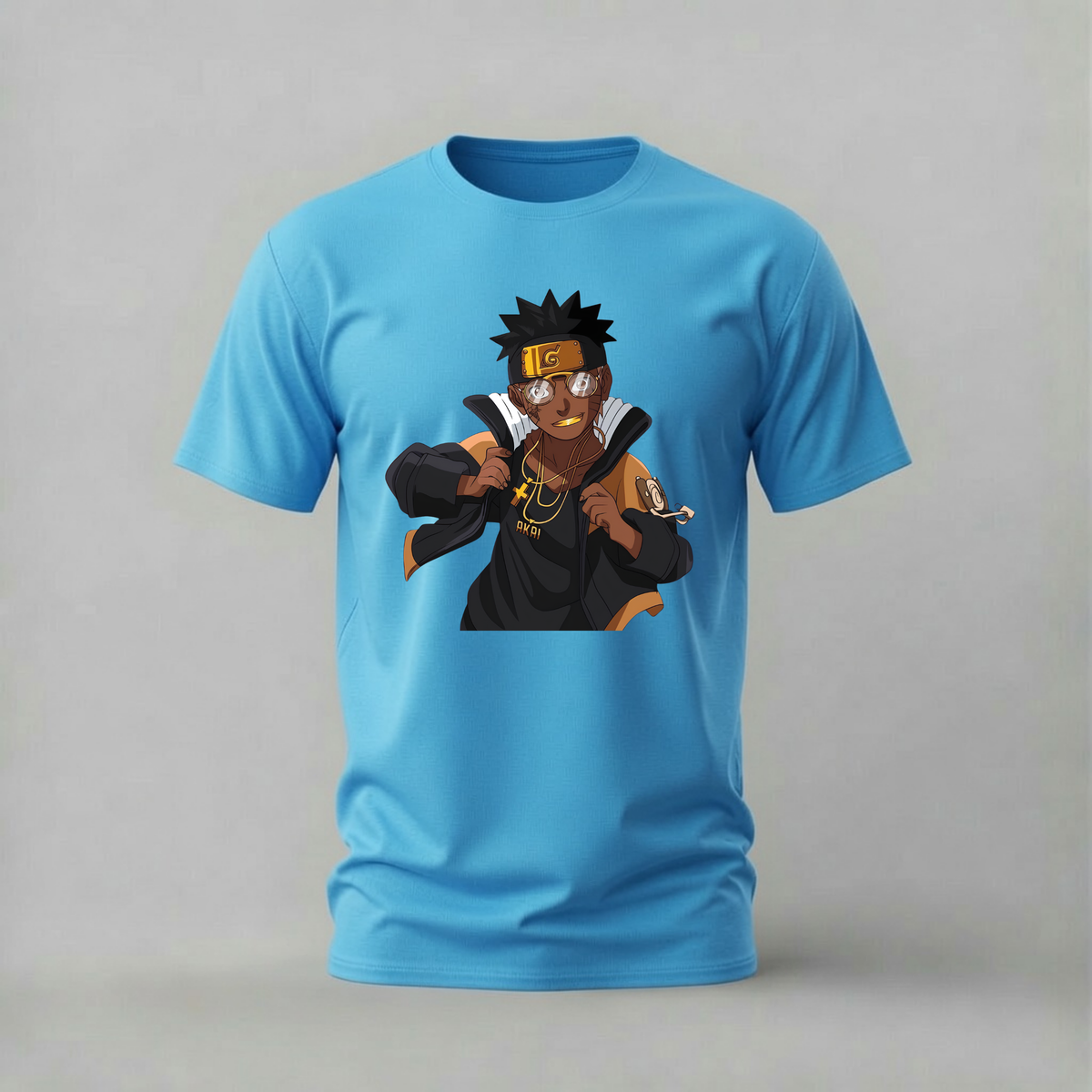 GOLD NARUTO Graphic T-Shirt