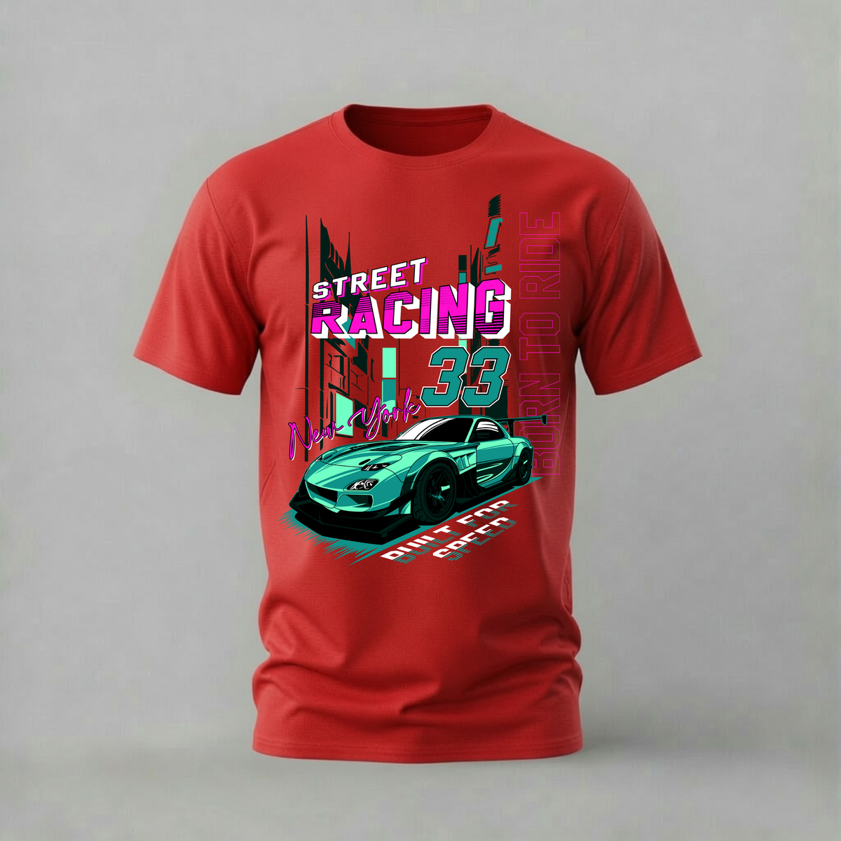 STREET RACING 33 Graphic T-Shirt