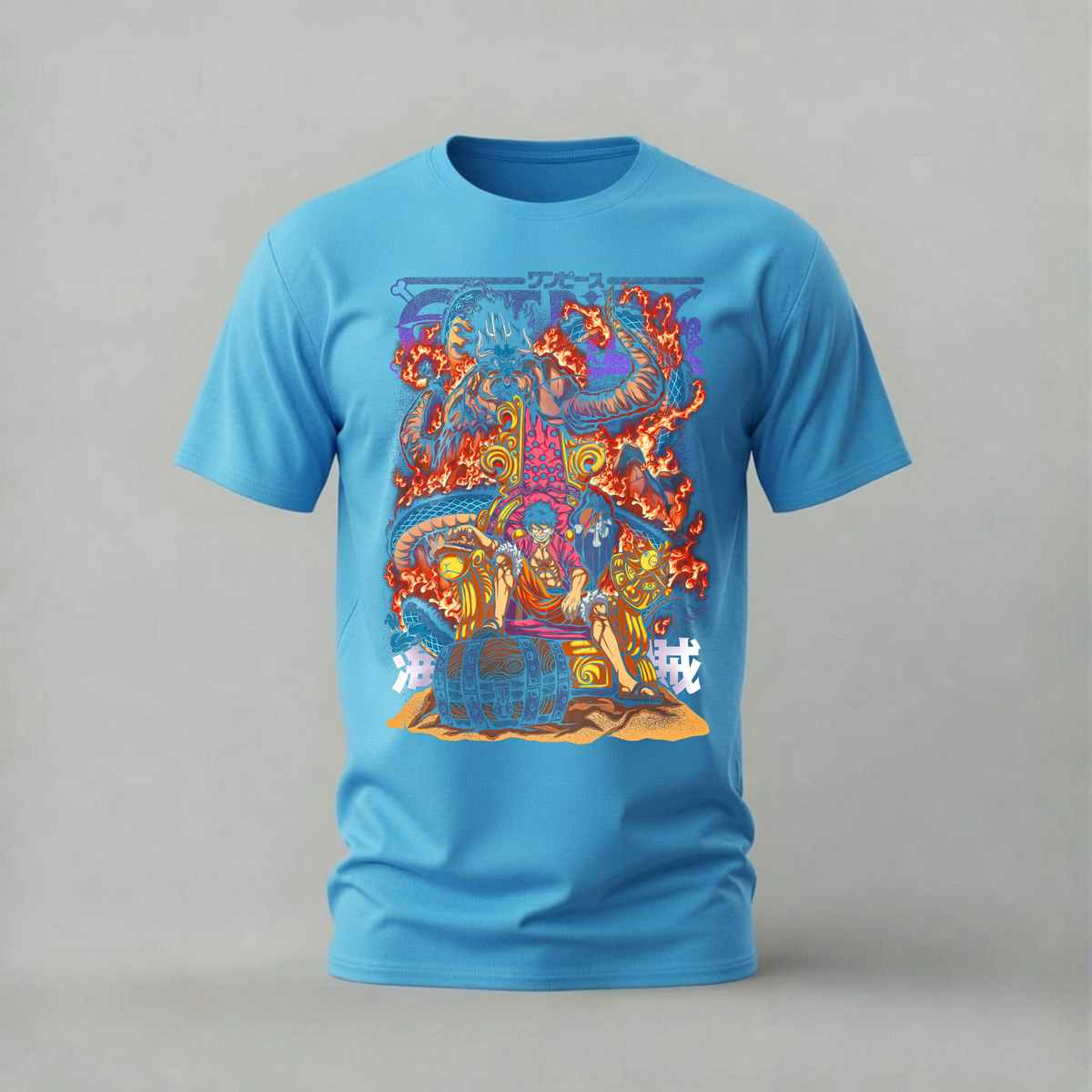 LUFFY KAIDO THRONE Graphic T-Shirt