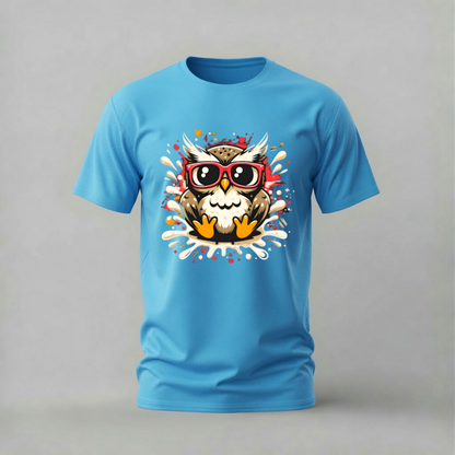 COOL OWL Sunglasses Graphic T-Shirt