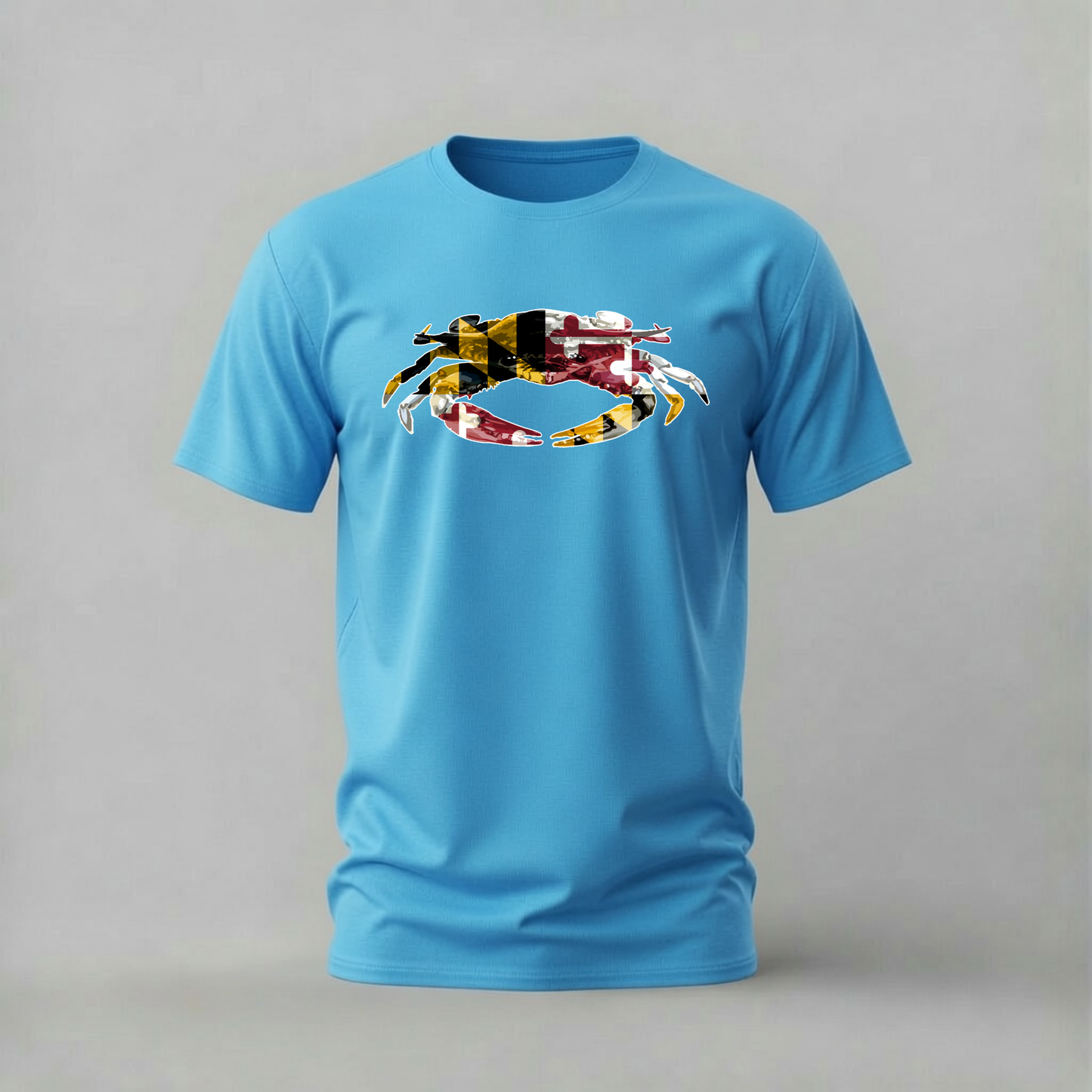 MARYLAND Flag Crab Graphic T-Shirt
