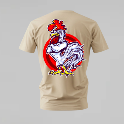 MUSCULAR ROOSTER Graphic T-Shirt