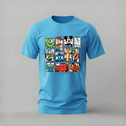 Disney Pixar Characters Collage T-Shirt