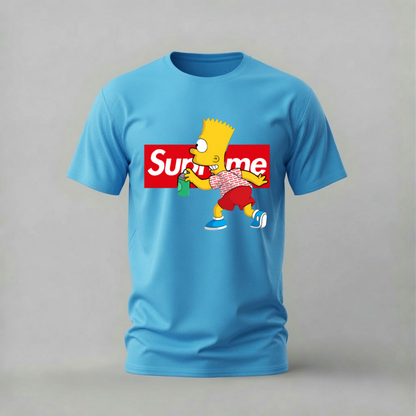 BART SIMPSON Supreme Spray Graphic T-Shirt