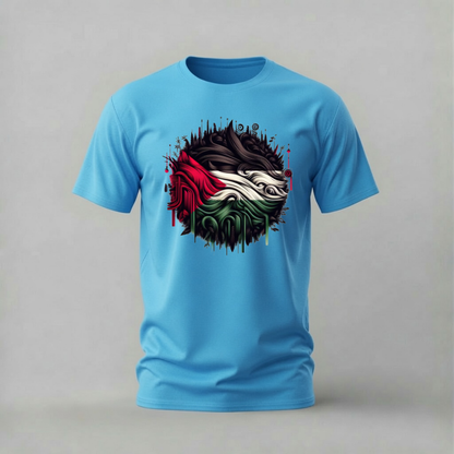 PALESTINE Abstract Flag Graphic T-Shirt