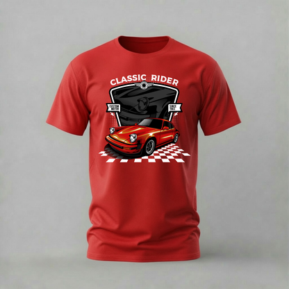CLASSIC RIDER PORSCHE Graphic T-Shirt