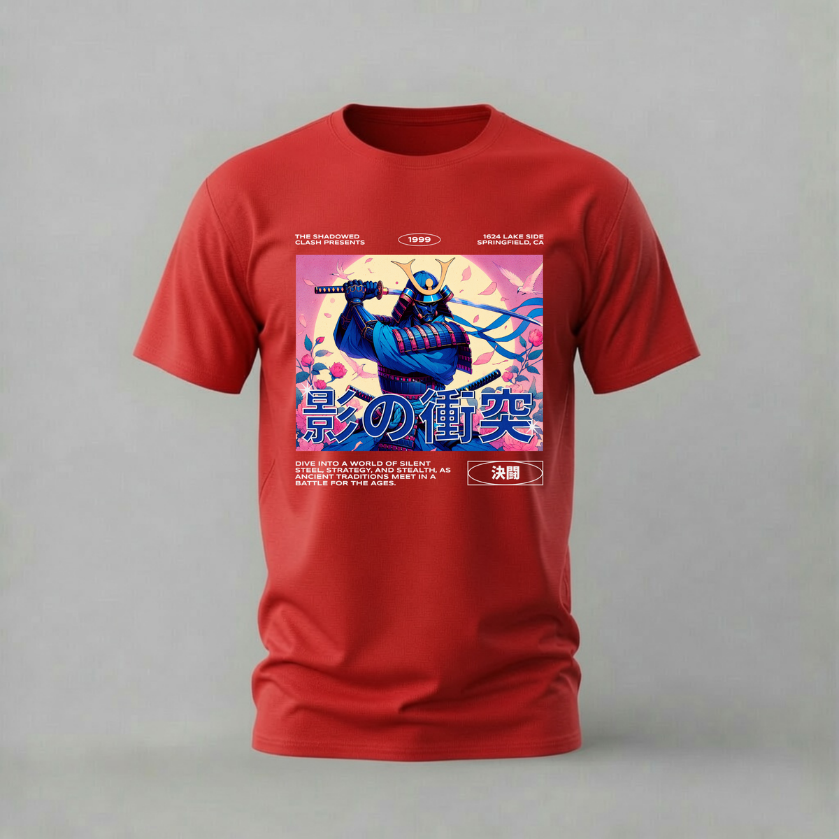 SHADOWED CLASH Graphic T-Shirt