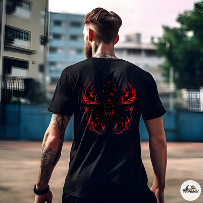 Inferno Scorpion Tribal Flame T-Shirt