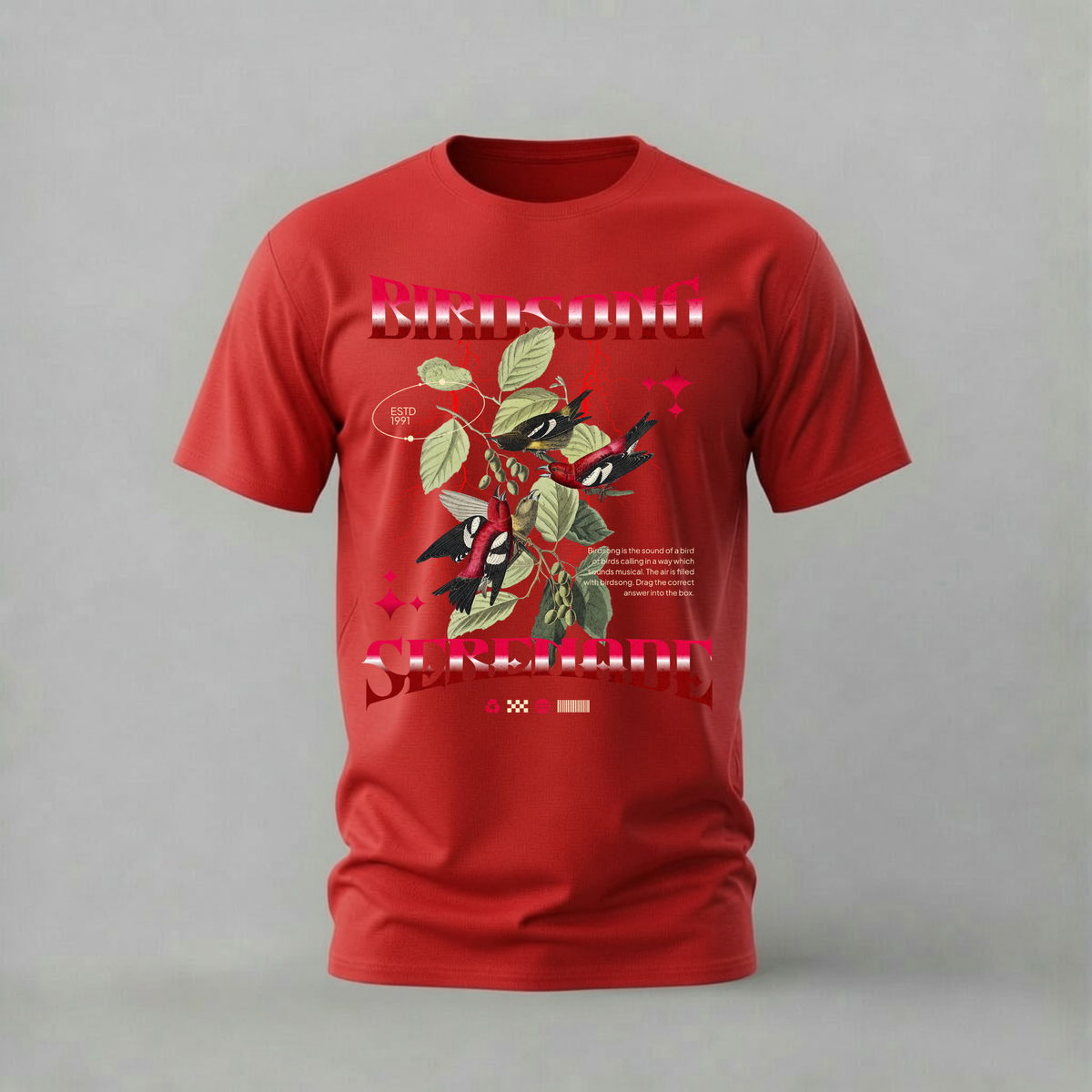 BIRDSONG SERENADE Graphic T-Shirt