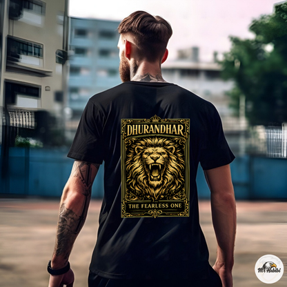 Dhurandhar The Fearless One Lion T-Shirt