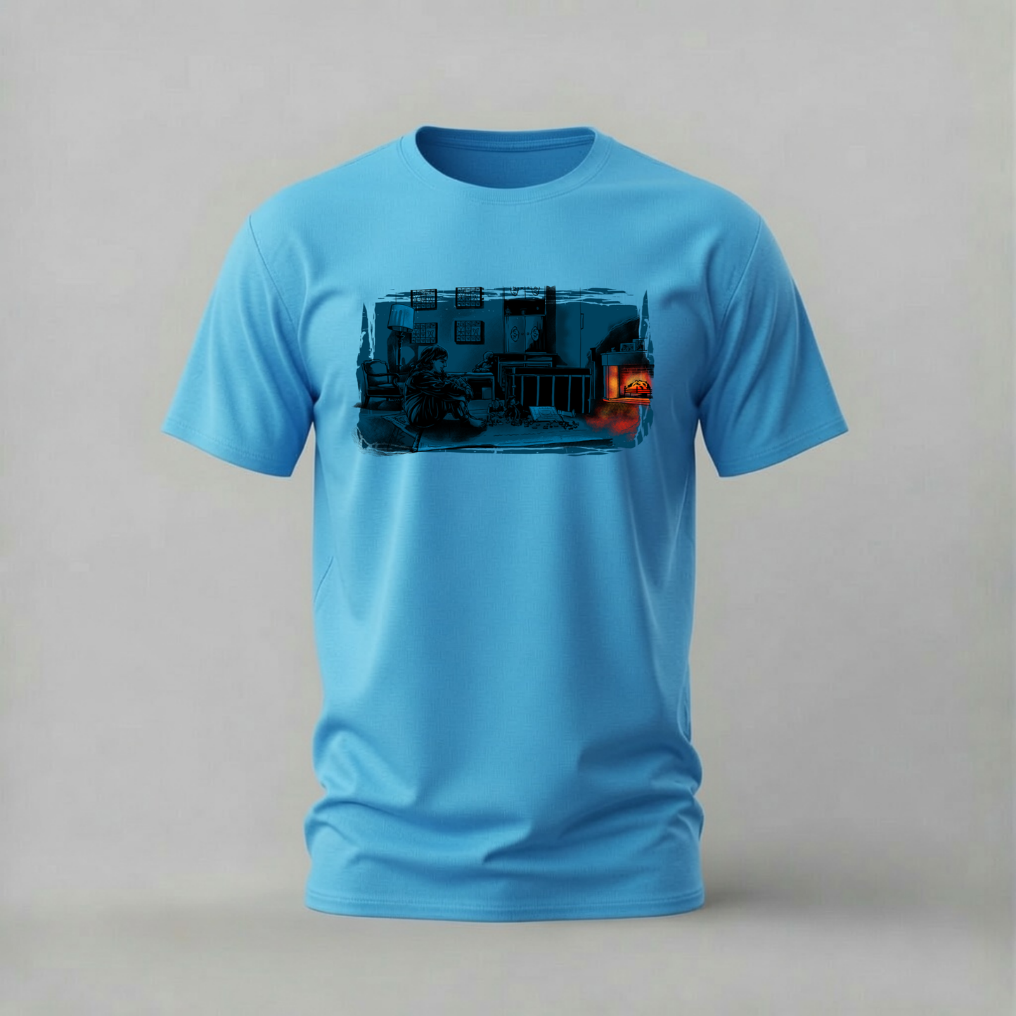 DARK ROOM Illustration Graphic T-Shirt