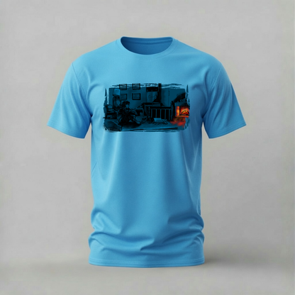DARK ROOM Illustration Graphic T-Shirt
