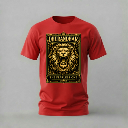 DHURANDHAR THE FEARLESS ONE Graphic T-Shirt