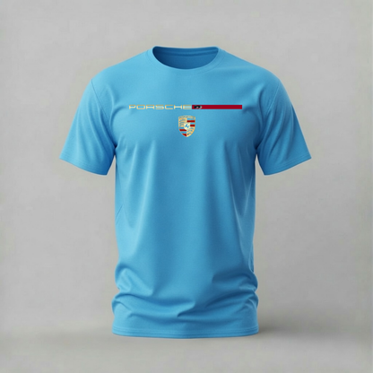 PORSCHE Crest & Logo Graphic T-Shirt