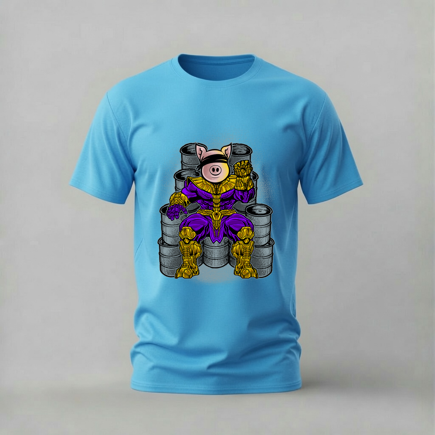 PIG THANOS Armor Graphic T-Shirt