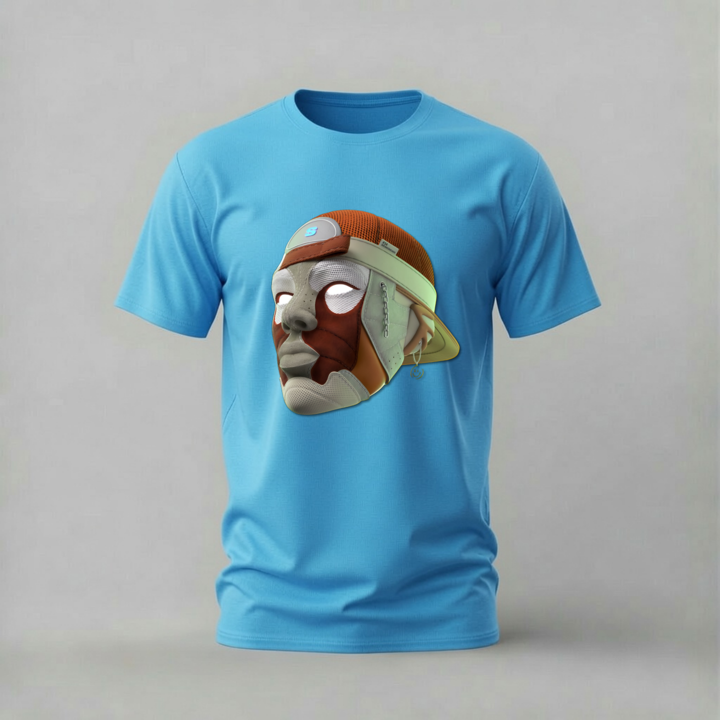 SNEAKER HEAD Mask Graphic T-Shirt