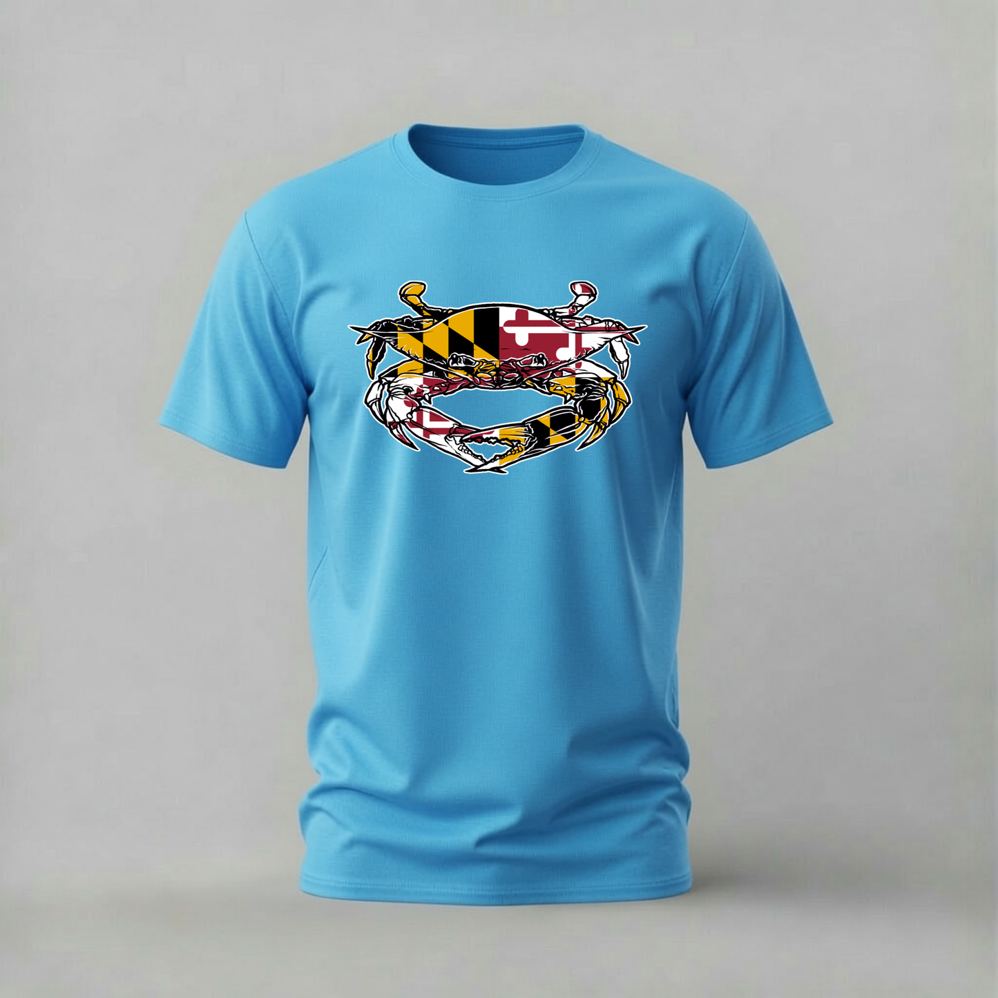 MARYLAND Flag Crab Graphic T-Shirt