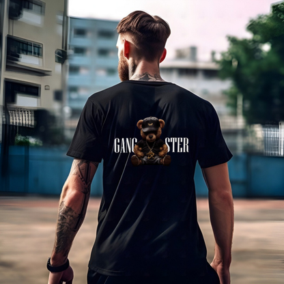 Gangster Bear Teddy T-Shirt