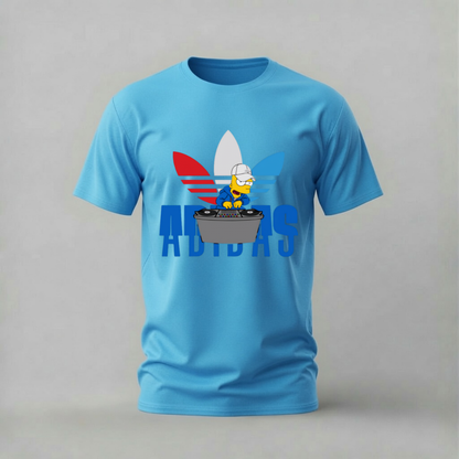 BART SIMPSON Adidas DJ Graphic T-Shirt