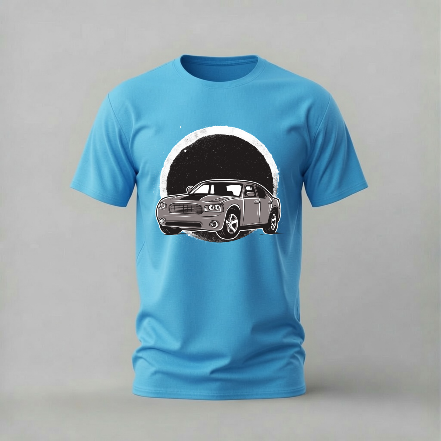 CHARGERS Car Moon Graphic T-Shirt