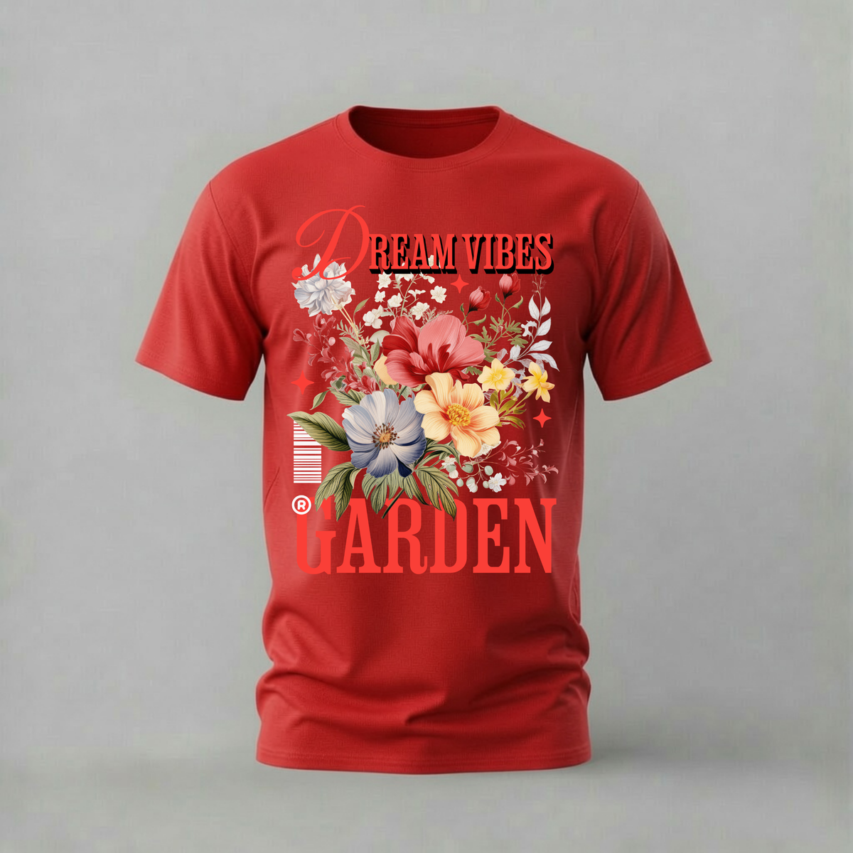 DREAM VIBES GARDEN Graphic T-Shirt