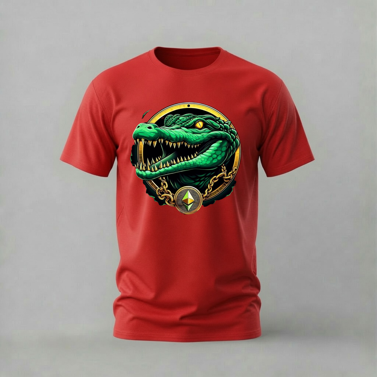 CRYPTO CROCODILE Graphic T-Shirt